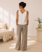 V Neck Shoulder Tie Top Sewing Pattern