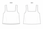 Square Neck Top Sewing Pattern