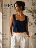 Square Neck Sleeveless Top Free Sewing Pattern