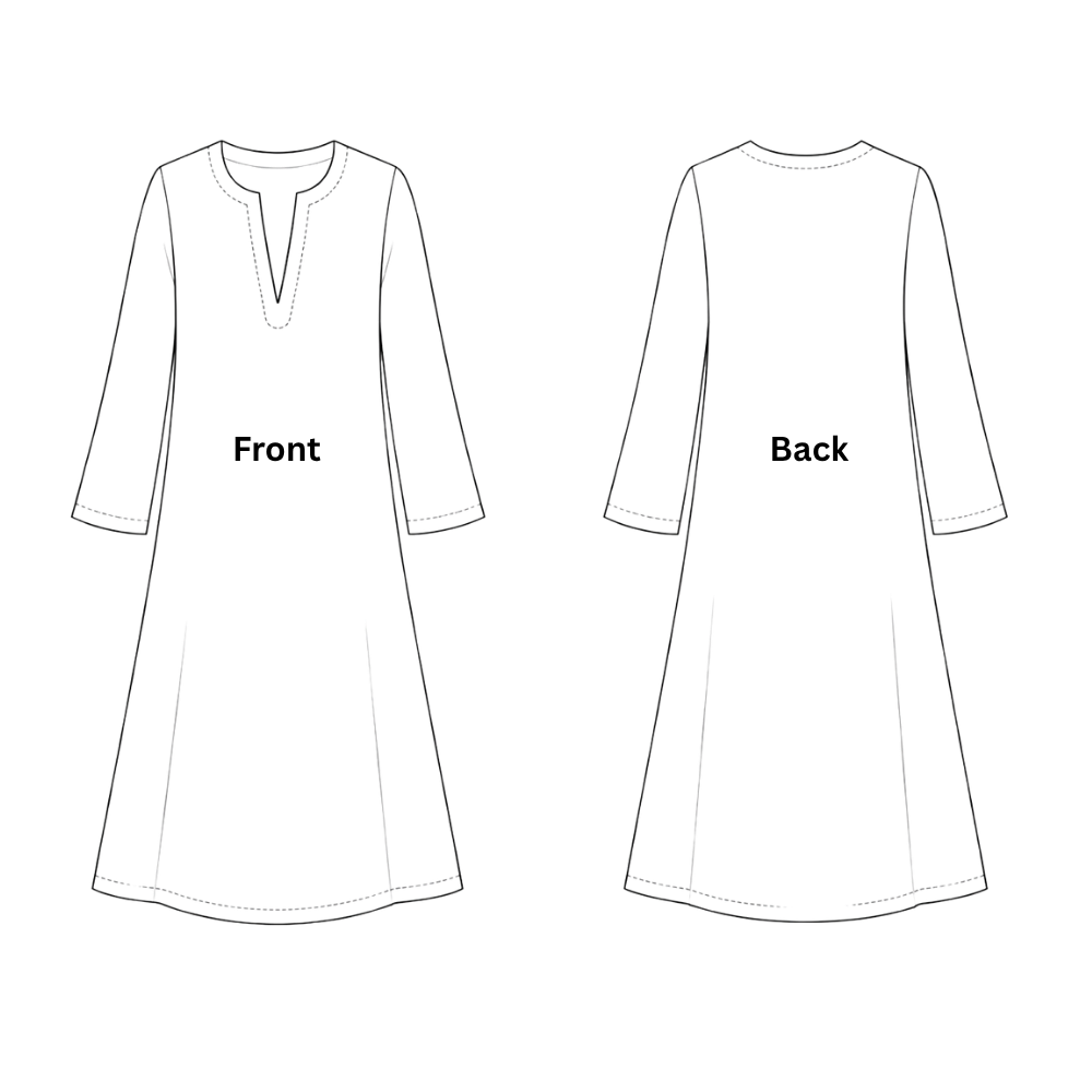 Kaftan Sewing Pattern Relaxed Summer dress